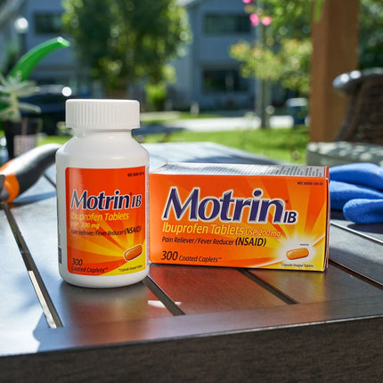 Motrin IB Pain Reliever Caplets, 200 mg. Ibuprofen, 300 ct.