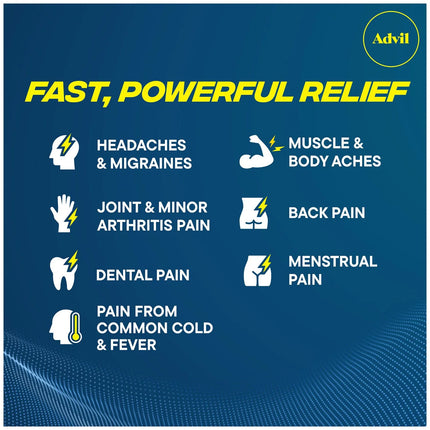 Advil Pain Reliever and Fever Reducer Ibuprofen Tablets, 360 ct.