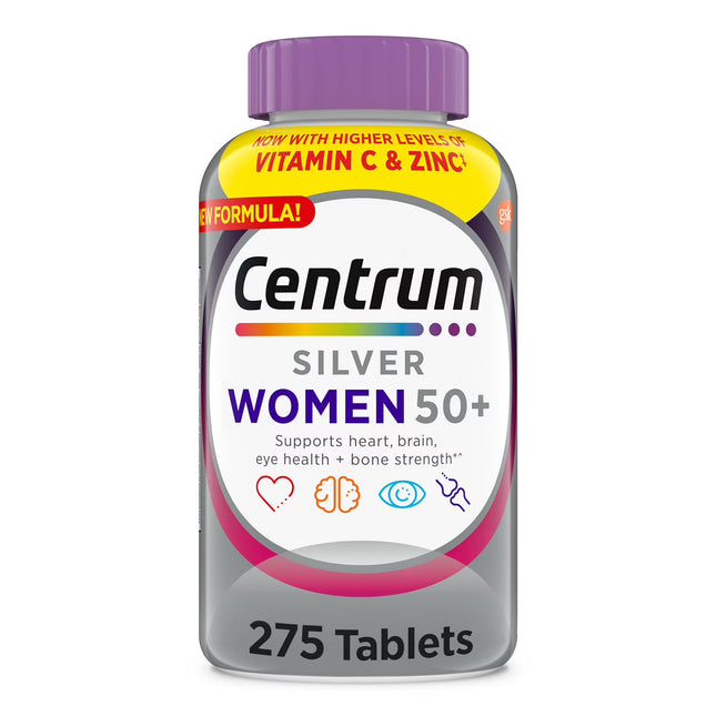 Centrum Multigummies Womens 50 Plus Gummy Multivitamin With Vitamin B, D & E, Assorted Fruit, 140 Count
