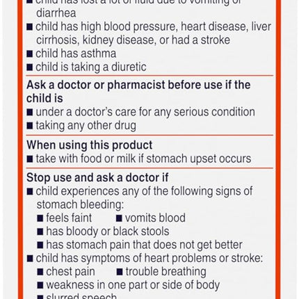 Children's Motrin Oral Suspension Medicine, 100 mg Ibuprofen, Kids Fever Reducer & Pain Reliever for Minor Aches & Pains Due to Cold & Flu, Alcohol-Free, Berry Flavored, 4 fl. oz