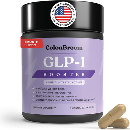 ColonBroom GLP-1 Weight Management Supplement - 60 Capsules