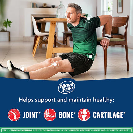 Move Free Advanced Glucosamine Chondroitin MSM Joint Support Supplement - 120 Tablets