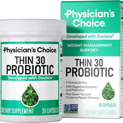 Physician's CHOICE Probiotics for Weight Management & Bloating - 30 Count