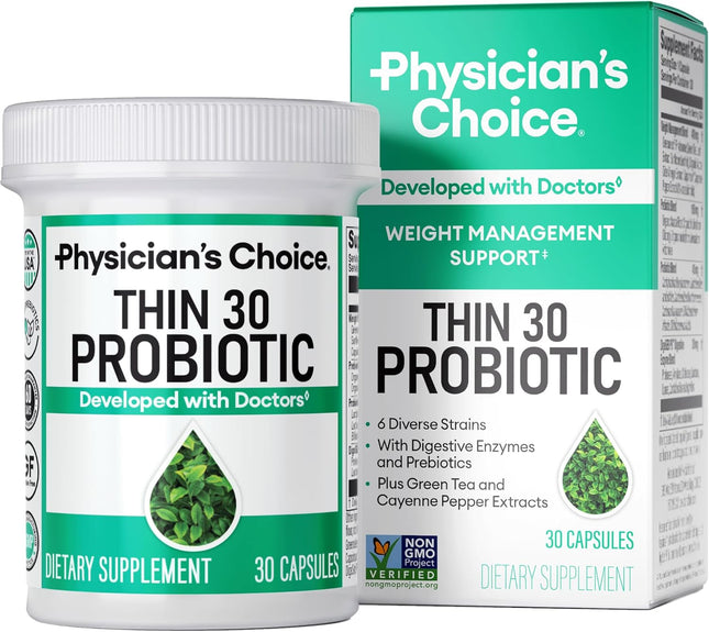 Physician's CHOICE Probiotics for Weight Management & Bloating - 30 Count