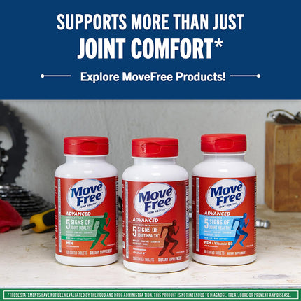 Move Free Advanced Glucosamine Chondroitin MSM Joint Support Supplement - 120 Tablets