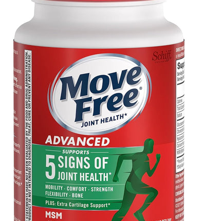 Move Free Advanced Glucosamine Chondroitin MSM Joint Support Supplement - 120 Tablets