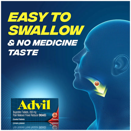 Advil Pain Reliever and Fever Reducer Ibuprofen Tablets, 360 ct.