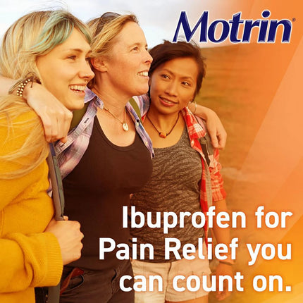 Motrin IB Pain Reliever Caplets, 200 mg. Ibuprofen, 300 ct.